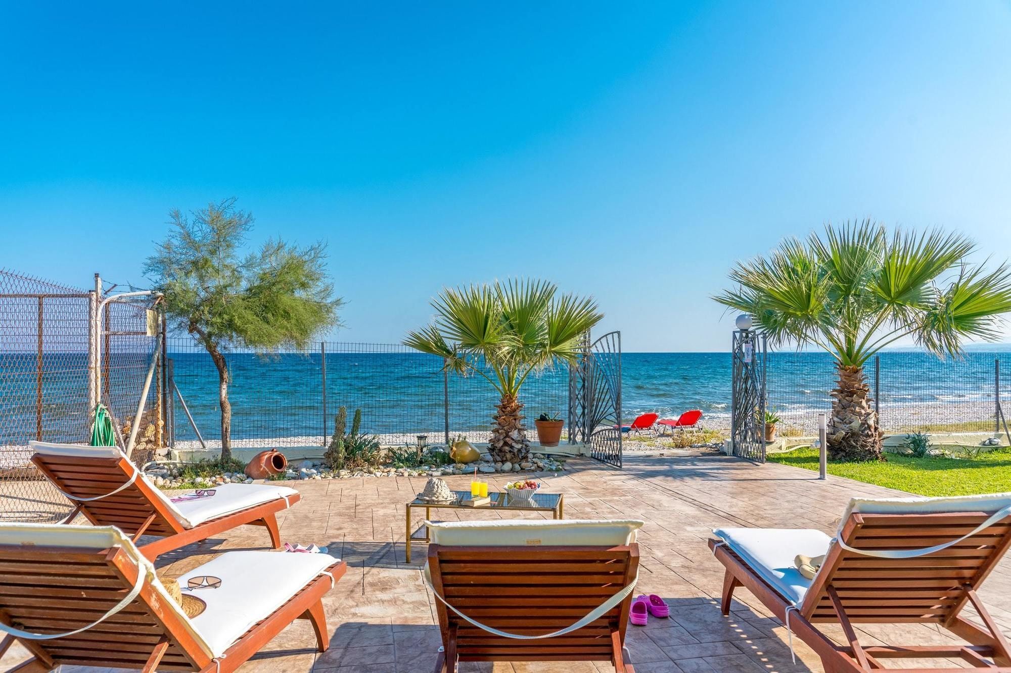 Maria'S Seaside Villa - House With 3 Rooms In Marathon, With Wonderful Εξωτερικό φωτογραφία