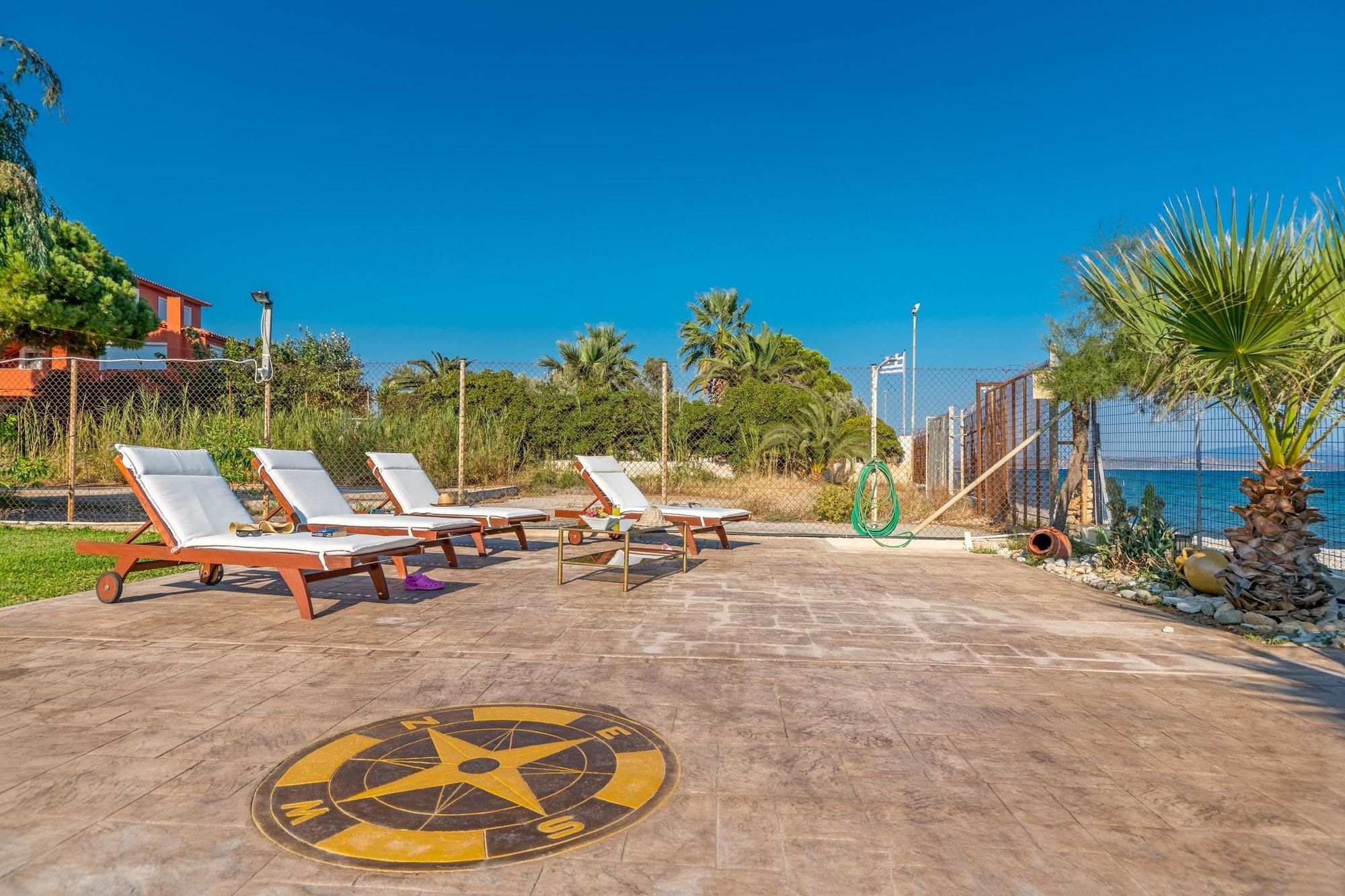 Maria'S Seaside Villa - House With 3 Rooms In Marathon, With Wonderful Εξωτερικό φωτογραφία